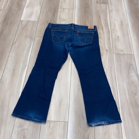 GUC Levi Strauss & Co Junior Plus Size 17 Denim Jeans Levi’s Stretch Bootcut - Picture 7 of 8